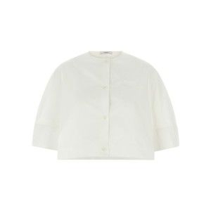 Givenchy White Cropped Cotton Poplin Shirt - NWT